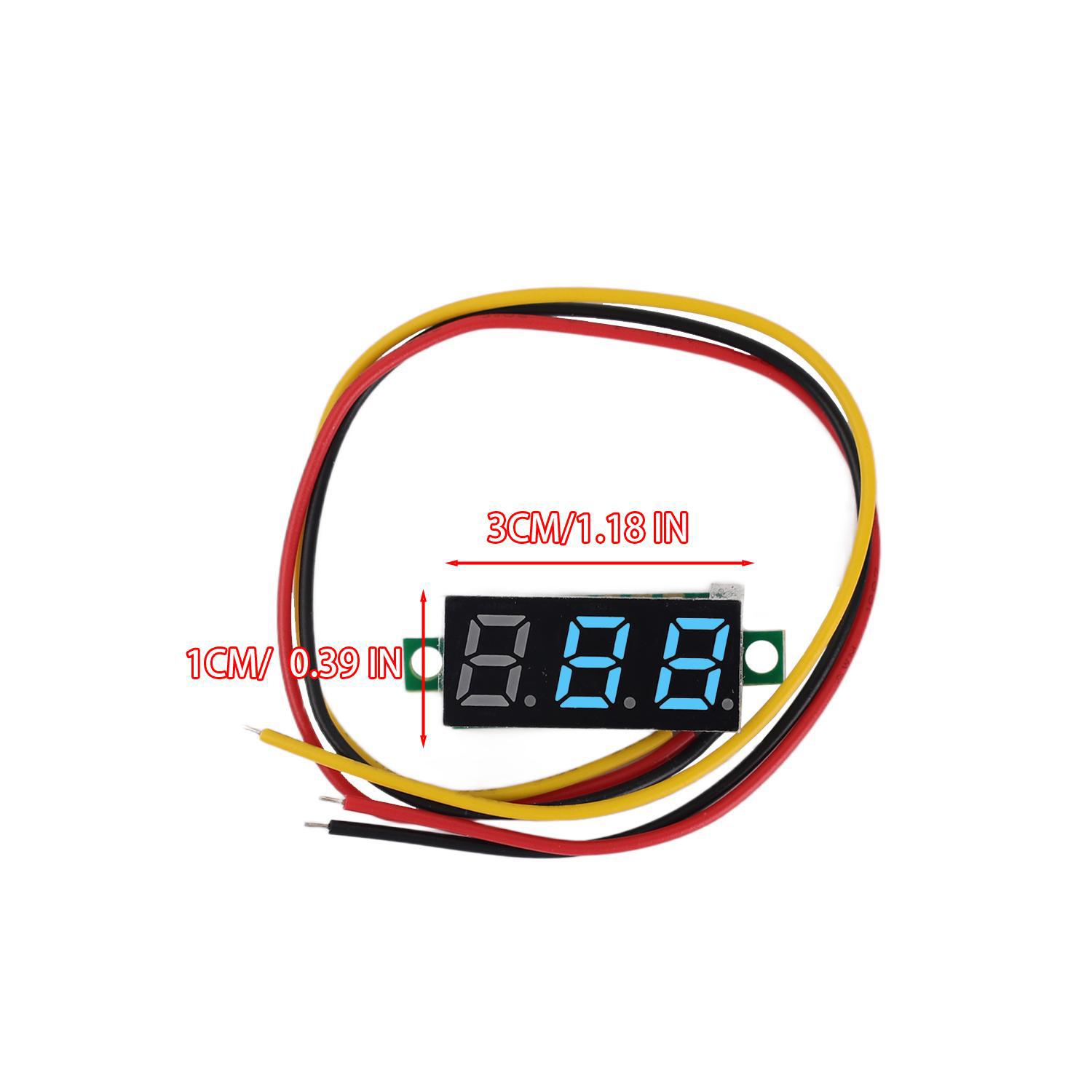 1/10pcs Mini LED Digital Voltage Meters Volt Voltage Panel Meter Red/Blue/Green Auto Car Mobile Power Volt Detector Instrument 1pc синій
1/10pcs Mini LED Digital Voltage Meters Volt Voltage Panel Meter Red/Blue/Green Auto Car Mobile Power Volt Detector Instrument 1pc синій