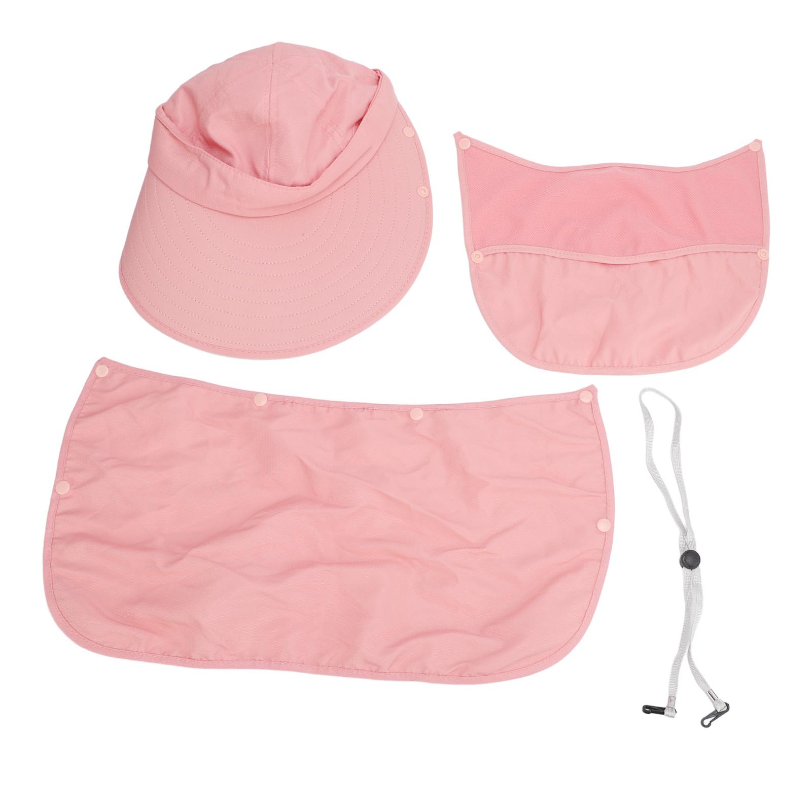 Sun Hat Polyester Wide Brim Breathable Adjustable Buckle with Detachable Face Cover Windproof Rope O
Sun Hat Polyester Wide Brim Breathable Adjustable Buckle with Detachable Face Cover Windproof Rope O