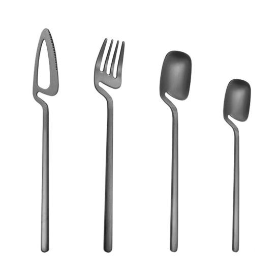 4 Pcs Hangable Tableware Set Stainless Steel Fork Knife Spoons Flatware Cutlery Kitchen Utensil Dinnerware Set чорний
4 Pcs Hangable Tableware Set Stainless Steel Fork Knife Spoons Flatware Cutlery Kitchen Utensil Dinnerware Set чорний