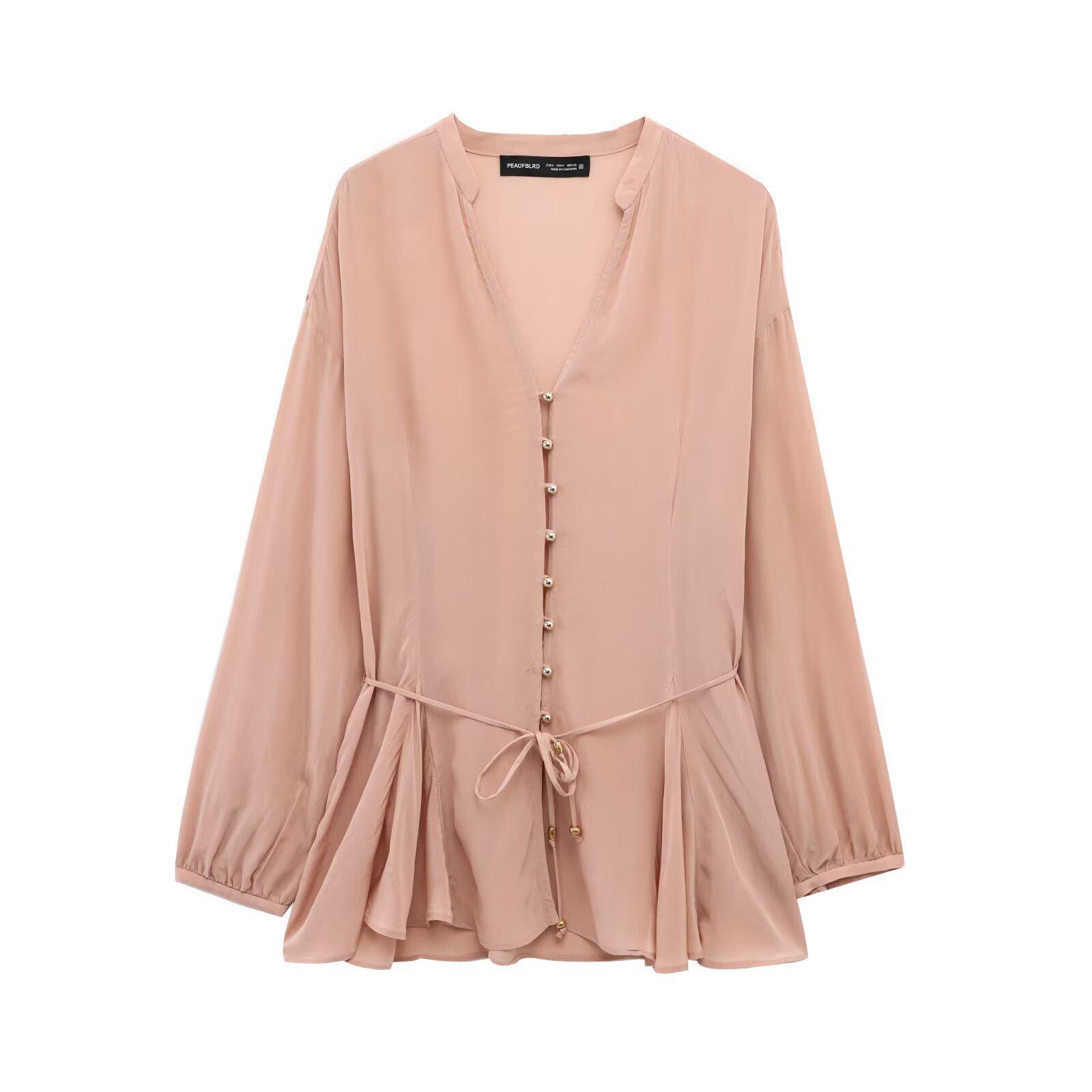 2025 Spring European & American Style Women s Long-Sleeve Belted Shirt - Versatile & Stylish S
2025 Spring European & American Style Women s Long-Sleeve Belted Shirt - Versatile & Stylish S