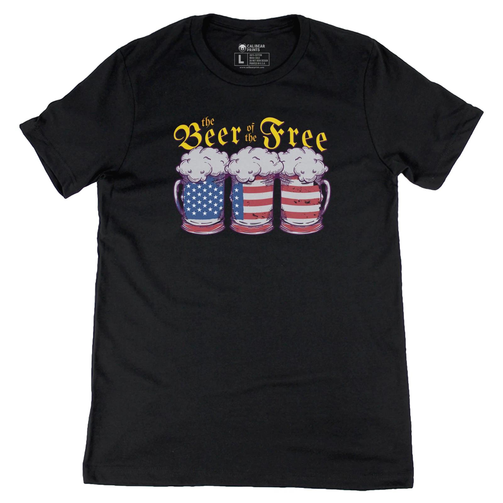 Beer of the Free USA Mugs Flag Graphic Art Novelty Tee Funny T shirt 2XL
Beer of the Free USA Mugs Flag Graphic Art Novelty Tee Funny T shirt 2XL