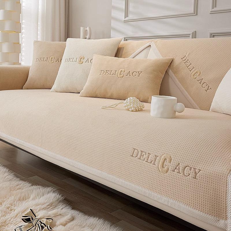 Milk Fiber Sofa Cushion Non-Slip Thickening Cover for Autumn Winter Minimalist Leather Sofa Protector 70*70cm
Milk Fiber Sofa Cushion Non-Slip Thickening Cover for Autumn Winter Minimalist Leather Sofa Protector 70*70cm