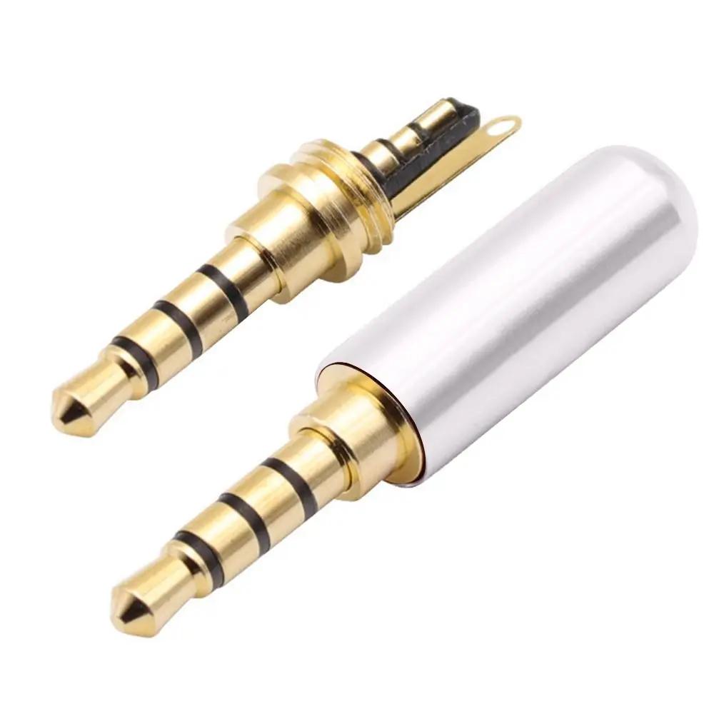 1PC Stereo 3.5MM Plug Male Headphone Jack 4 Poles Cable Adapter High-quality DIY 3.5MM Stereo Audio Connector срібний
1PC Stereo 3.5MM Plug Male Headphone Jack 4 Poles Cable Adapter High-quality DIY 3.5MM Stereo Audio Connector срібний