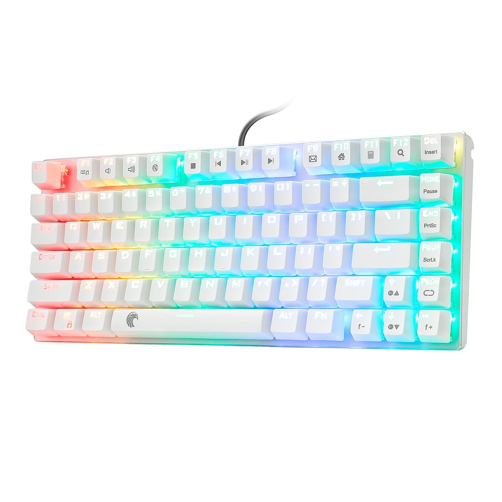 gaming keyboard 81 keys Adopts brown shaft mechanical key switches With RGB luminous LED backlight Compact design Supports rollover of all keys
gaming keyboard 81 keys Adopts brown shaft mechanical key switches With RGB luminous LED backlight Compact design Supports rollover of all keys