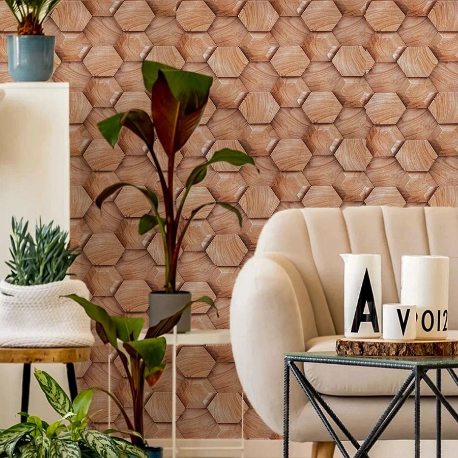 Splicing Wood Colored Self-adhesive Wallpaper Restaurant Background Furniture Color Changing Stickers Wood Colored PVC Wallpaper 45X300CM
Splicing Wood Colored Self-adhesive Wallpaper Restaurant Background Furniture Color Changing Stickers Wood Colored PVC Wallpaper 45X300CM