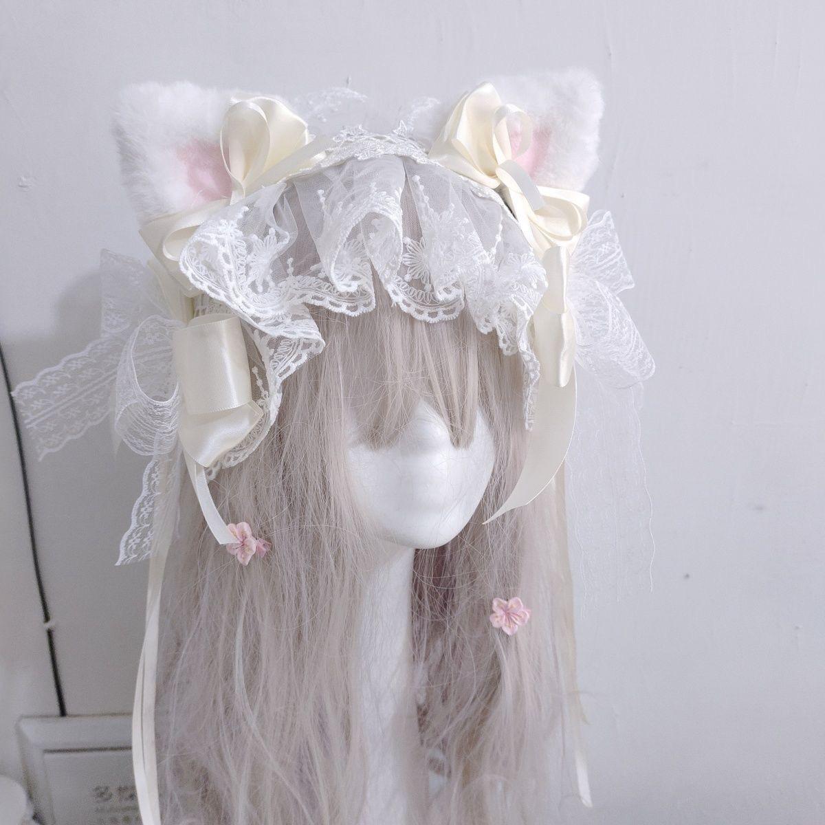 Cat Ear Hair Bands Girl s Headbands Lolita Cosplay Accessories Y2K Accessories Hair Accessories Lace Bow Japanese Style Headband бежевий
Cat Ear Hair Bands Girl s Headbands Lolita Cosplay Accessories Y2K Accessories Hair Accessories Lace Bow Japanese Style Headband бежевий