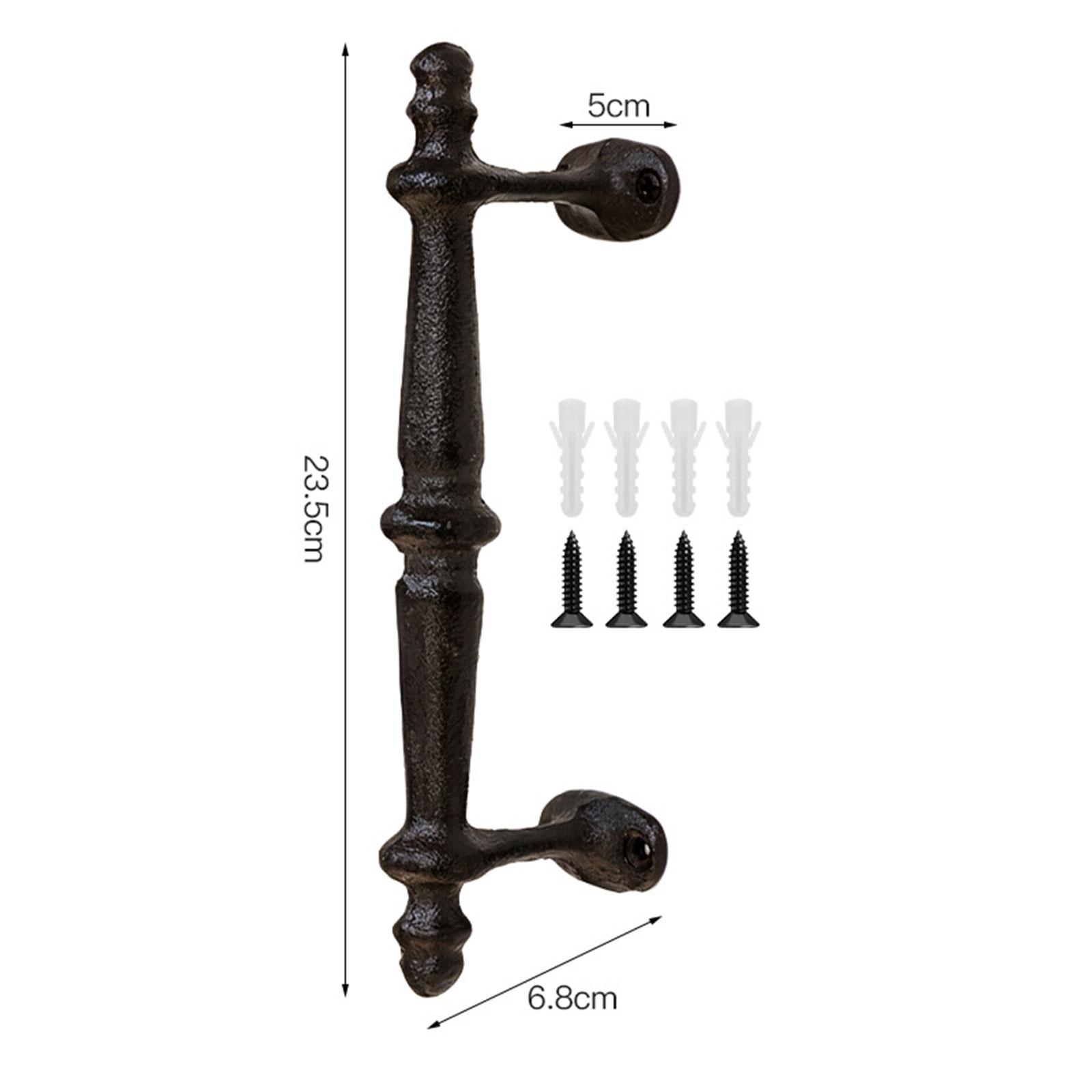 Cast Iron Gate Handle Sturdy Creative Multipurpose Easily Install Heavy Duty Vintage Rustic Retro Cabinet Door Handle чорний
Cast Iron Gate Handle Sturdy Creative Multipurpose Easily Install Heavy Duty Vintage Rustic Retro Cabinet Door Handle чорний