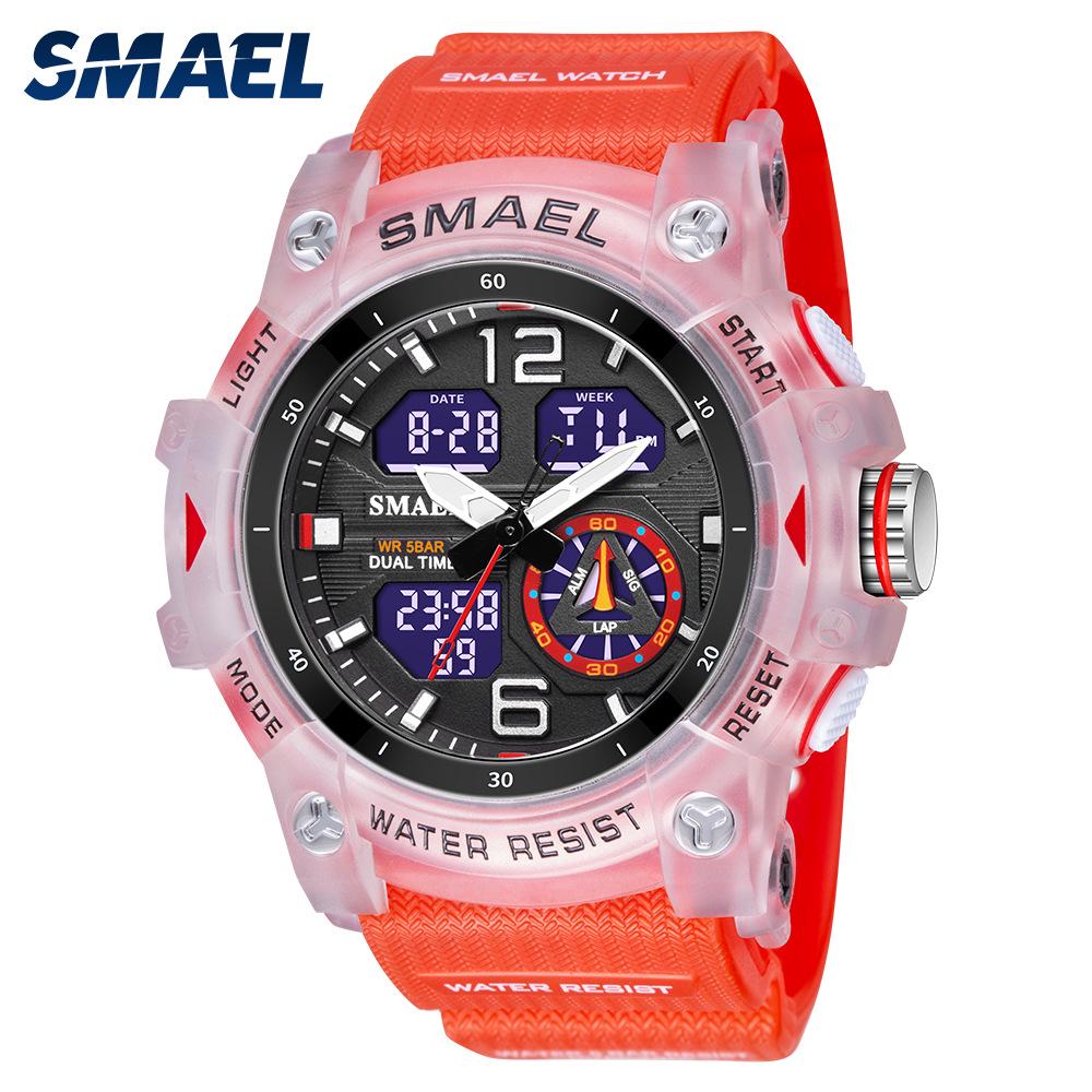 SMAEL 8007 Men s Waterproof Multifunction Sports Watch with Transparent Strap
SMAEL 8007 Men s Waterproof Multifunction Sports Watch with Transparent Strap