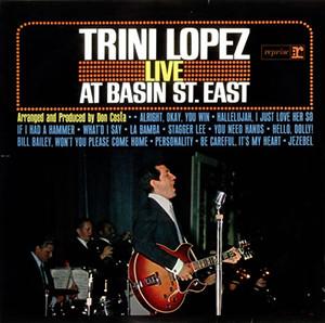LP Record TRINI LOPEZ - Live At Basin St. East R6134 Reprise Records 1964 UK Pop Used
LP Record TRINI LOPEZ - Live At Basin St. East R6134 Reprise Records 1964 UK Pop Used