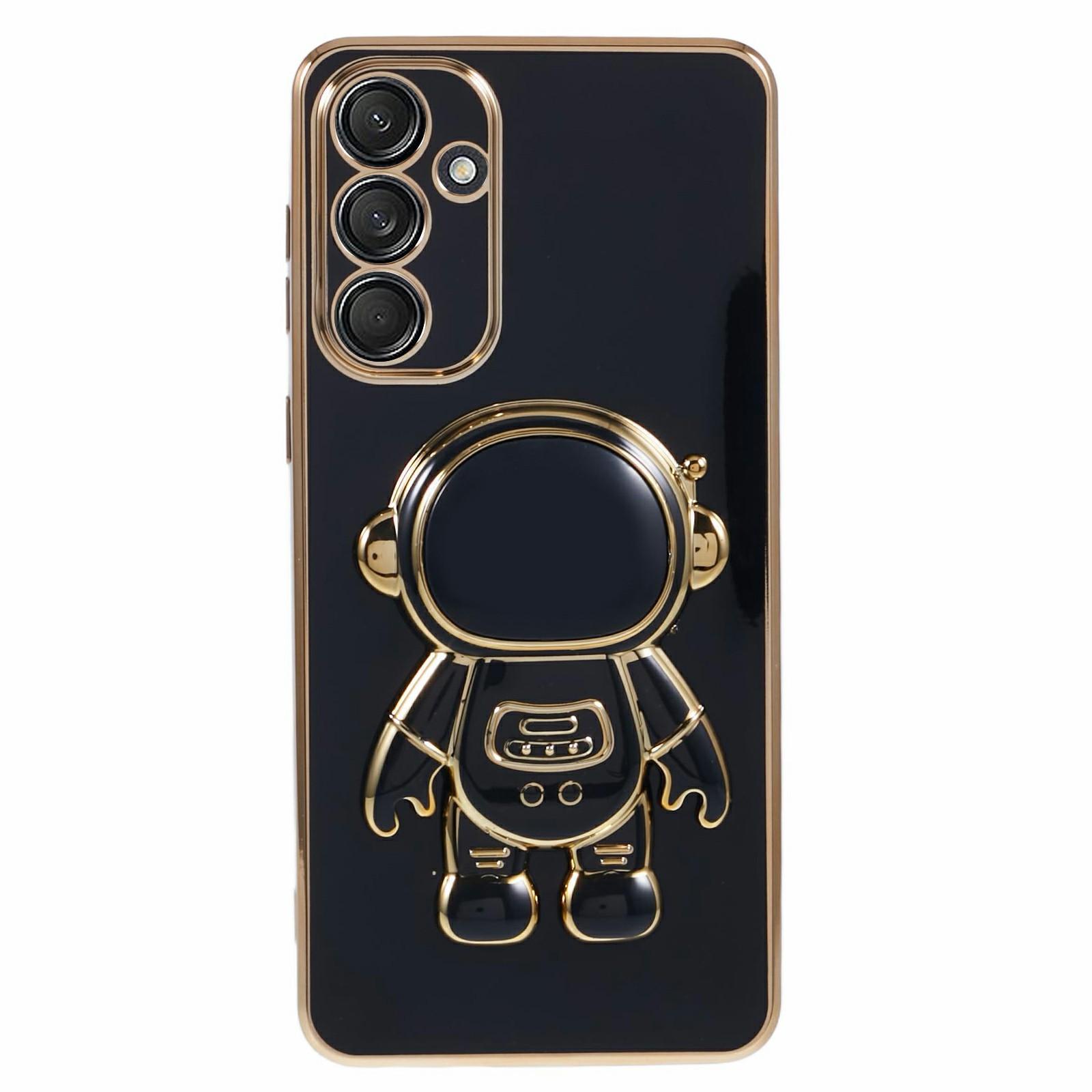 For Samsung Galaxy S23 FE Case Electroplating Soft TPU Phone Cover Astronaut Hidden Kickstand Black
For Samsung Galaxy S23 FE Case Electroplating Soft TPU Phone Cover Astronaut Hidden Kickstand Black