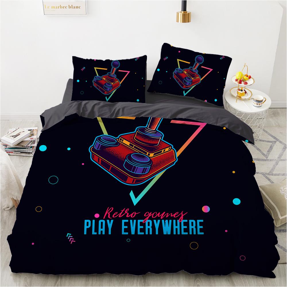 Game Duvet Cover Set Microfiber Colorful Gamepad Print Bedding Set Boys Teens Video Game Gamepad Play Everywhere Comforter Cover EU single(135x200cm)
Game Duvet Cover Set Microfiber Colorful Gamepad Print Bedding Set Boys Teens Video Game Gamepad Play Everywhere Comforter Cover EU single(135x200cm)