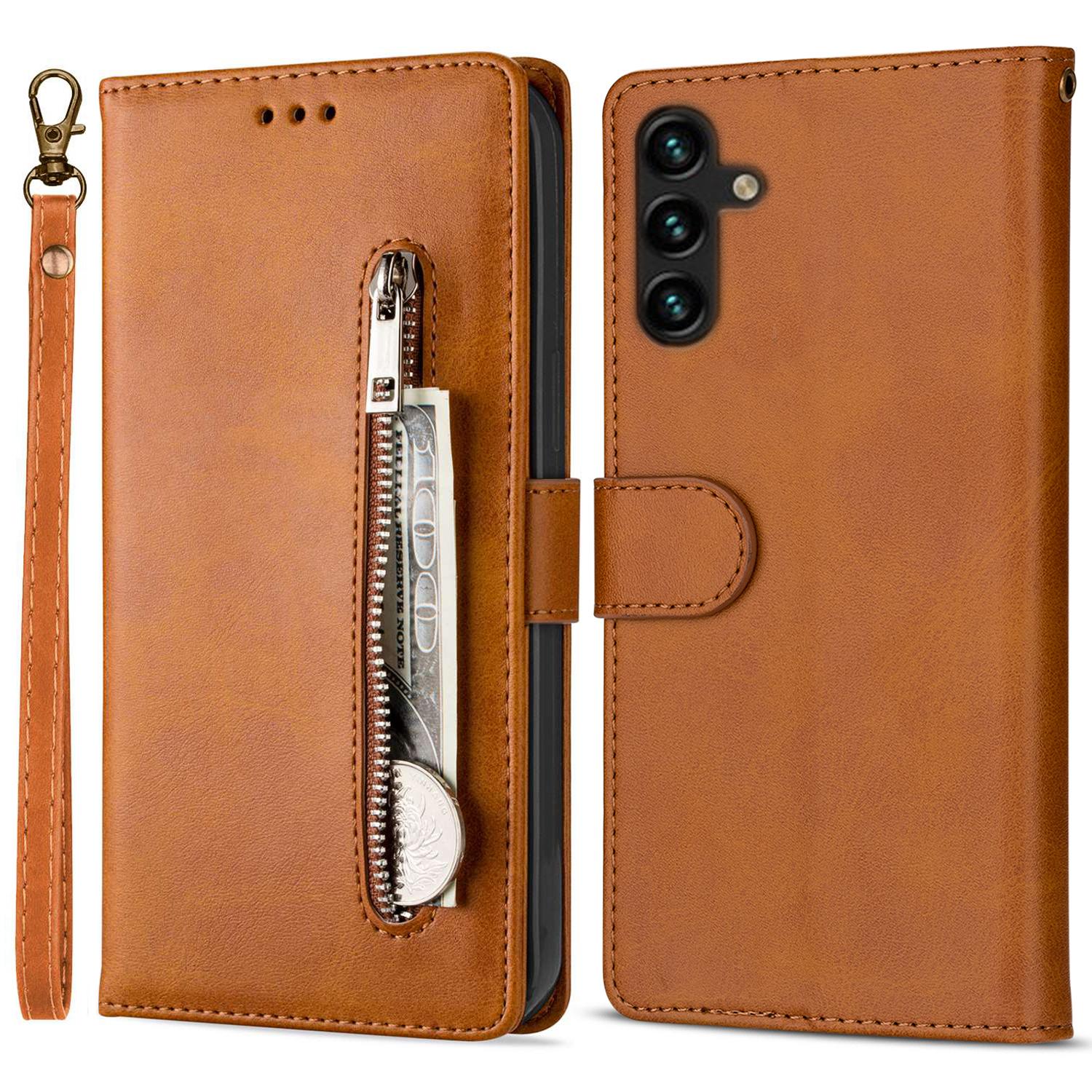 For Samsung Galaxy S25+ Case Anti-Scratch Zipper Wallet Leather Phone Cover D
For Samsung Galaxy S25+ Case Anti-Scratch Zipper Wallet Leather Phone Cover D