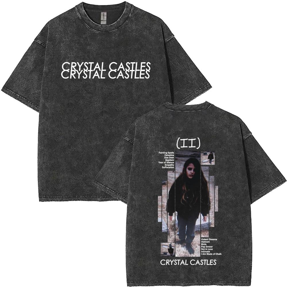 Washed Vintage Crystal Castles III Album Graphic Tshirt Men Women Retro Gothic Rock Streetwear Male Casual Oversized Tshirts S
Washed Vintage Crystal Castles III Album Graphic Tshirt Men Women Retro Gothic Rock Streetwear Male Casual Oversized Tshirts S