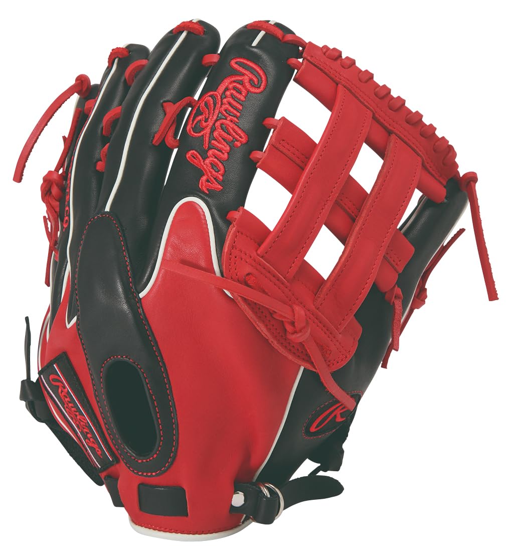 Rawlings MLB COLOR SYNC Baseball Soft Outfielder inches HOH® Glove, Baseball, Model, GR6HMY795FW, Black/Scarlet, 12.8 (Right-handed throw)
Rawlings MLB COLOR SYNC Baseball Soft Outfielder inches HOH® Glove, Baseball, Model, GR6HMY795FW, Black/Scarlet, 12.8 (Right-handed throw)