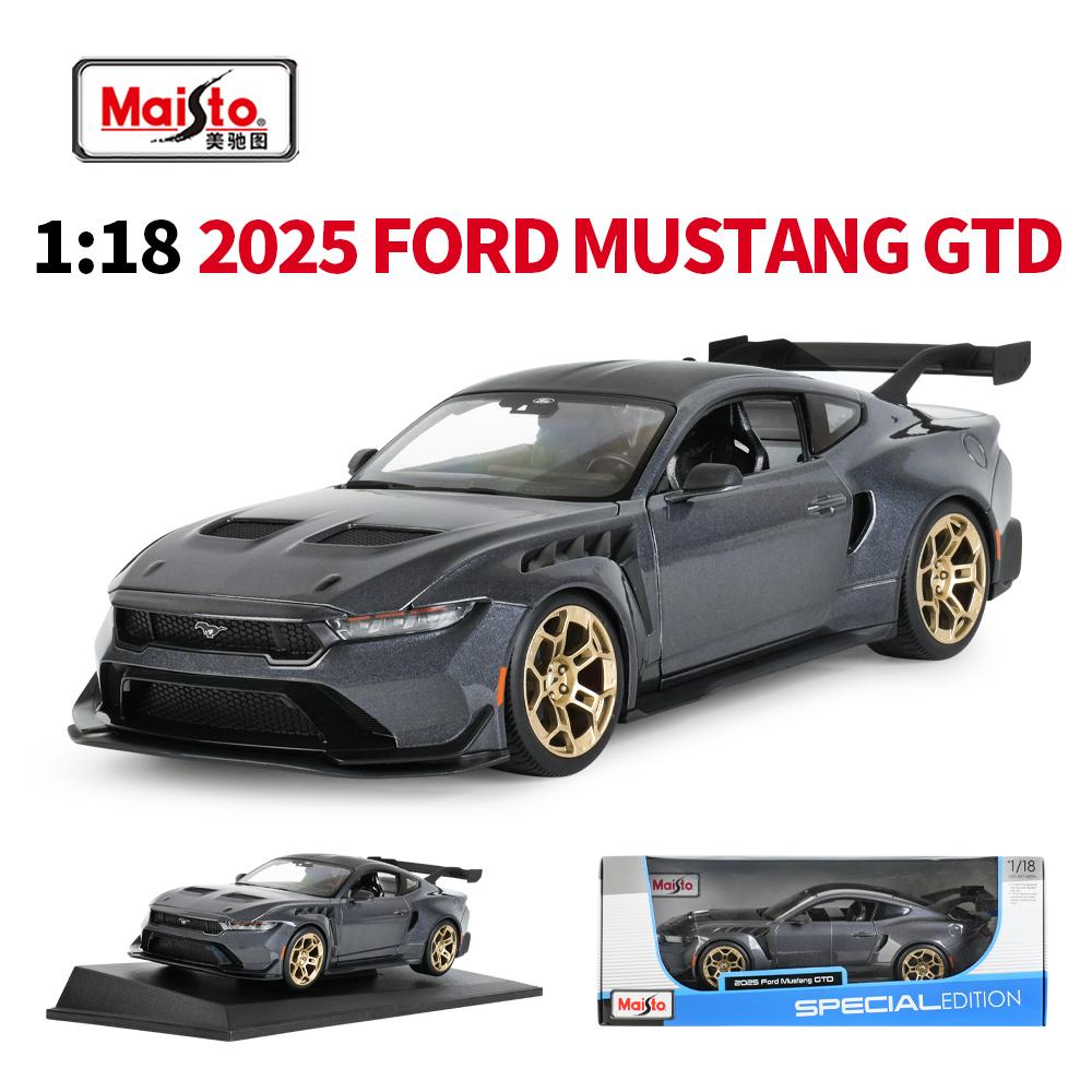 Maisto 1:18 2025 Ford Mustang GTD Sports Car Static Simulation Die Cast Vehicles Collectible Model Car Toys
Maisto 1:18 2025 Ford Mustang GTD Sports Car Static Simulation Die Cast Vehicles Collectible Model Car Toys