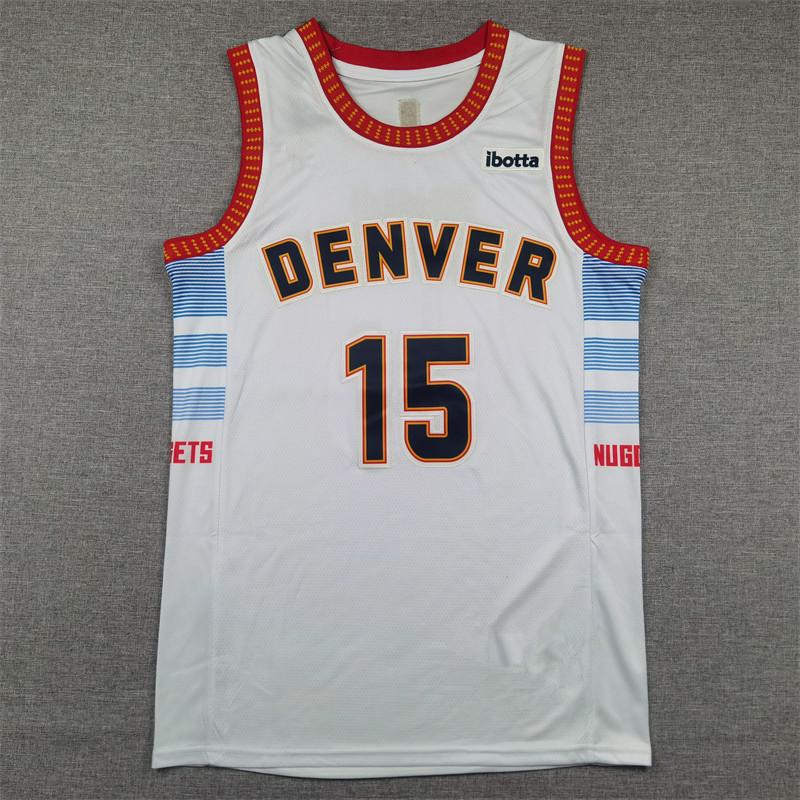 2023 Nuggets City Edition Jokic The Teacher #15 White Embroidery Basketball Jersey - Breathable American Style Large
2023 Nuggets City Edition Jokic The Teacher #15 White Embroidery Basketball Jersey - Breathable American Style Large