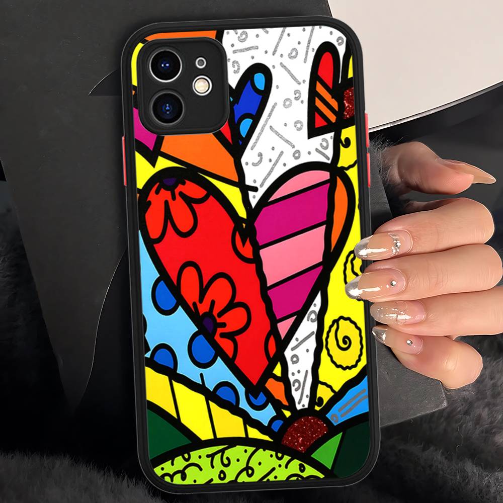 Colors R-Romero B-Britto Art For IPhone 15 16 Pro Max 11 12 13 14 XS XR X Plus 16E Matte Translucent Phone Cover iphone 12pro max
Colors R-Romero B-Britto Art For IPhone 15 16 Pro Max 11 12 13 14 XS XR X Plus 16E Matte Translucent Phone Cover iphone 12pro max