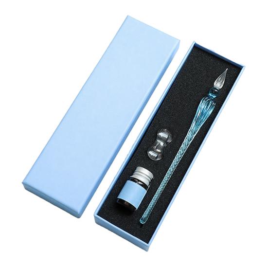 Glass Dip Pen Set with Ink & Pen Rest Handmade Calligraphy Pen for Lettering E
Glass Dip Pen Set with Ink & Pen Rest Handmade Calligraphy Pen for Lettering E