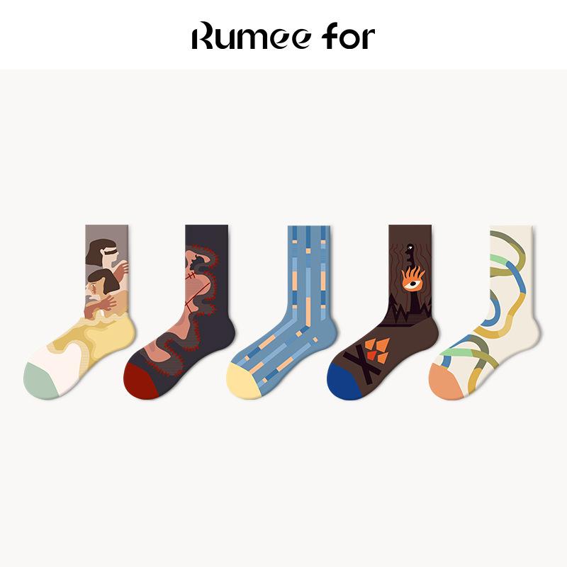 5 Pairs of Female Spring and Summer Trend Personality Small Design Sense Cartoon Funny Tube Socks 5 Pairs
5 Pairs of Female Spring and Summer Trend Personality Small Design Sense Cartoon Funny Tube Socks 5 Pairs