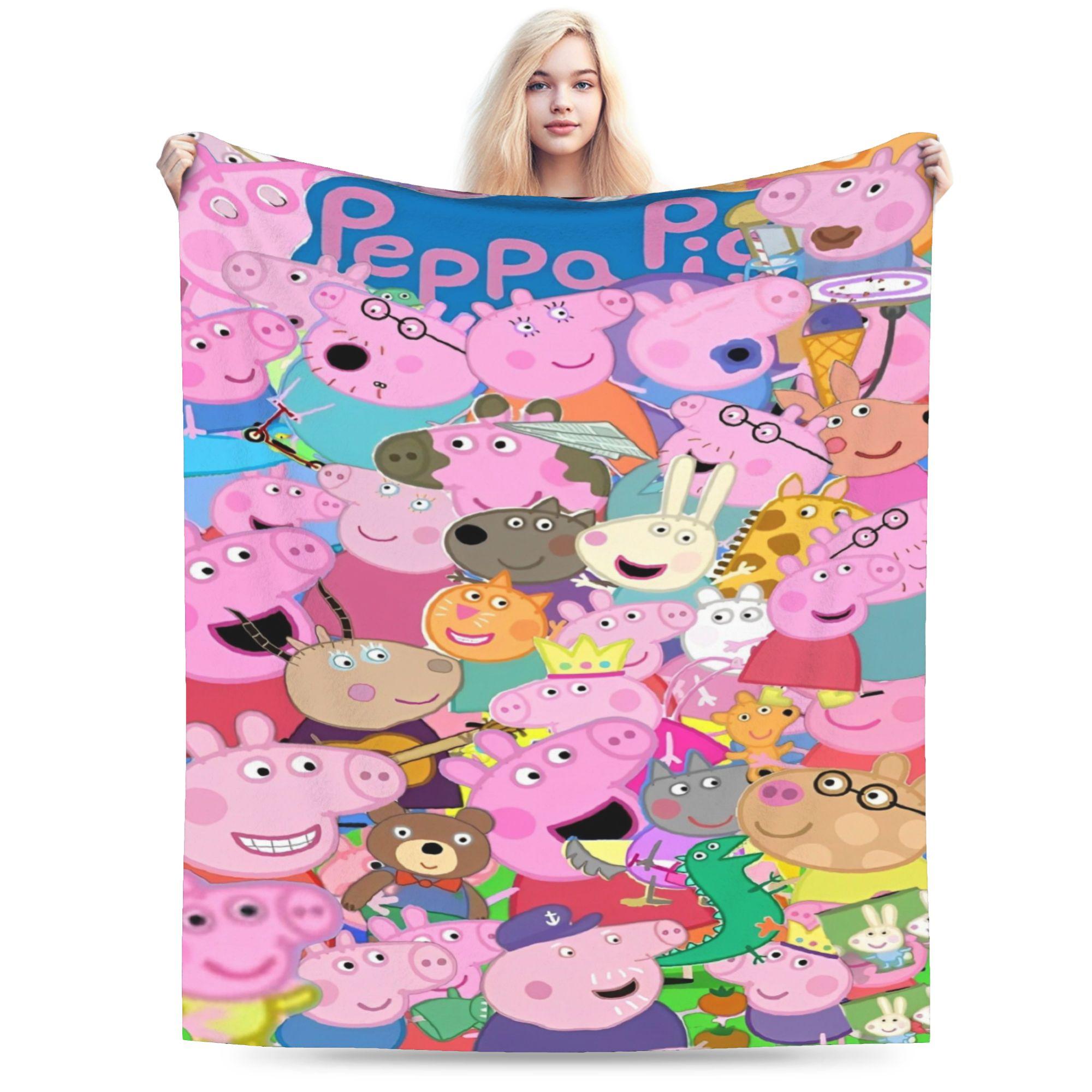 Cozy peppapigs Blanket Accessories Sofa Decorative Blanket Throw Super Soft Flannel for Couch 30x40in
Cozy peppapigs Blanket Accessories Sofa Decorative Blanket Throw Super Soft Flannel for Couch 30x40in