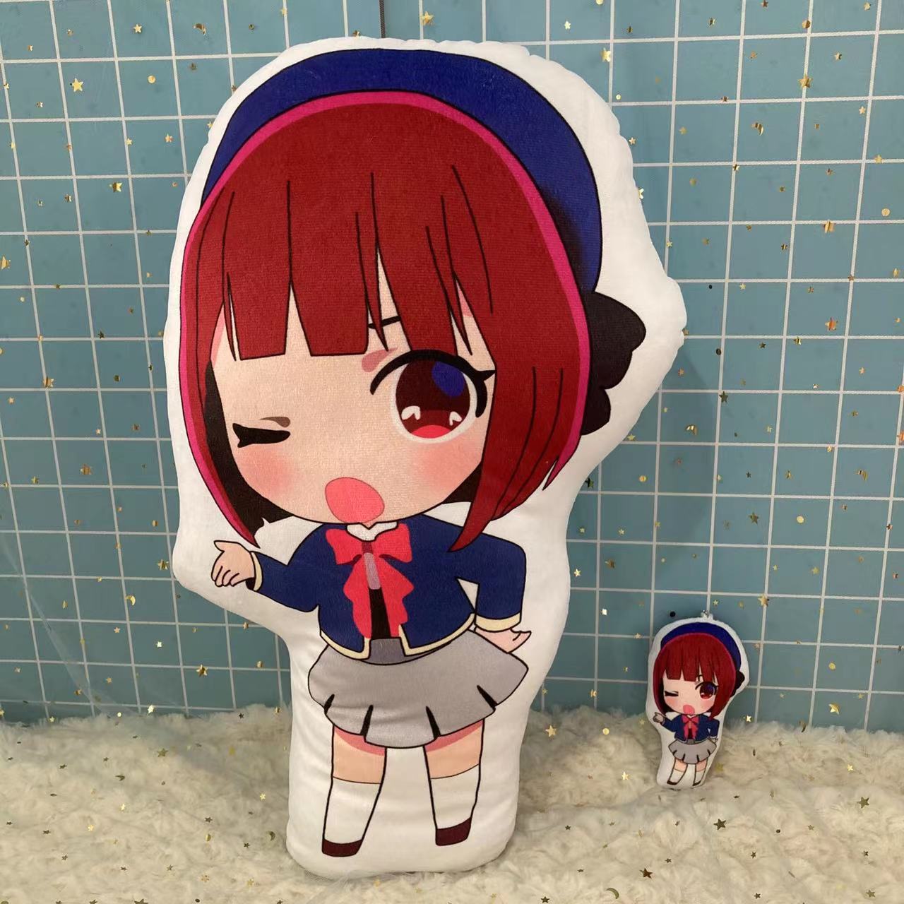 45cm Oshi no Kos plush Toys Anime Hoshino Ai Stuffed Cushion Pillow Plushie Dolls Decorative Pendant Dolls Kids Christmas Gift
45cm Oshi no Kos plush Toys Anime Hoshino Ai Stuffed Cushion Pillow Plushie Dolls Decorative Pendant Dolls Kids Christmas Gift