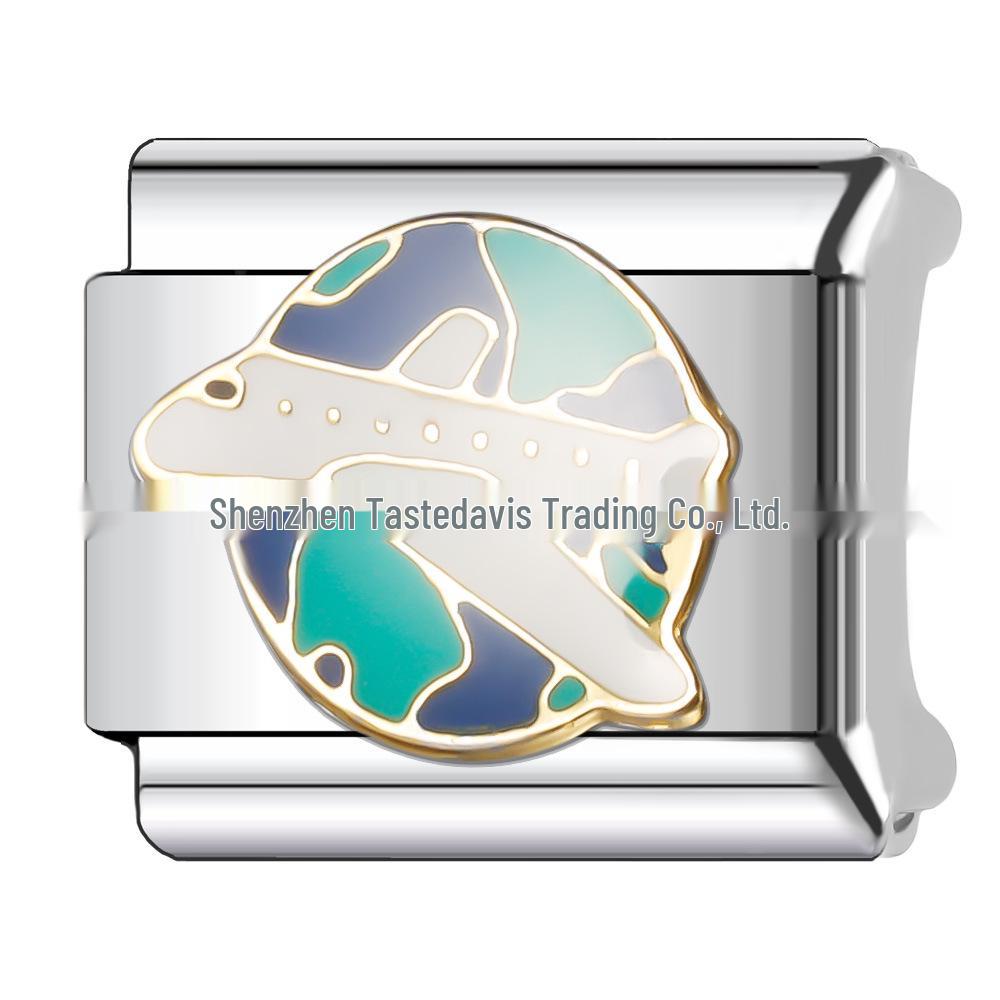 9MM Ball Plane Series Cartoon Module Charm Bracelet - DIY Stainless Steel Jewelry Gift
9MM Ball Plane Series Cartoon Module Charm Bracelet - DIY Stainless Steel Jewelry Gift