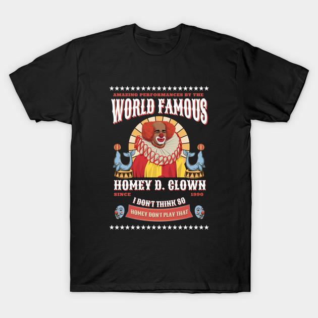 Men Black Print T-shirt World Famous Homey D. Clown - I Don T Think So, Homey Don T Play That No-Cut Transfer Paper Print Cotton Tshirt L чорний
Men Black Print T-shirt World Famous Homey D. Clown - I Don T Think So, Homey Don T Play That No-Cut Transfer Paper Print Cotton Tshirt L чорний