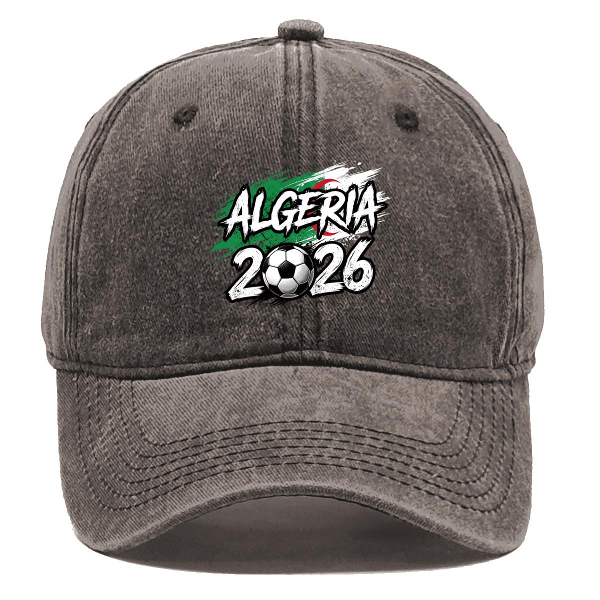 2026 Football Soccer ALGERIA Flag Printed Sun Hat , Adjustable Snapback Baseball Cap Fashion Distressed Sweatband Sporting Sun Hat as the picture коричневий
2026 Football Soccer ALGERIA Flag Printed Sun Hat , Adjustable Snapback Baseball Cap Fashion Distressed Sweatband Sporting Sun Hat as the picture коричневий