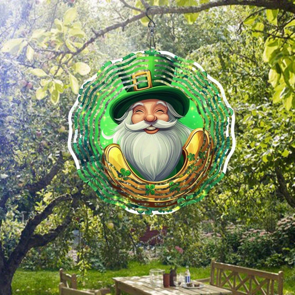Lucky Gnome Wind Chime for Outdoor Garden Patio Decor with Horseshoe and Clover 360 Degree Rotating Hook Weatherproof 3D Artwork Universal Holiday
Lucky Gnome Wind Chime for Outdoor Garden Patio Decor with Horseshoe and Clover 360 Degree Rotating Hook Weatherproof 3D Artwork Universal Holiday