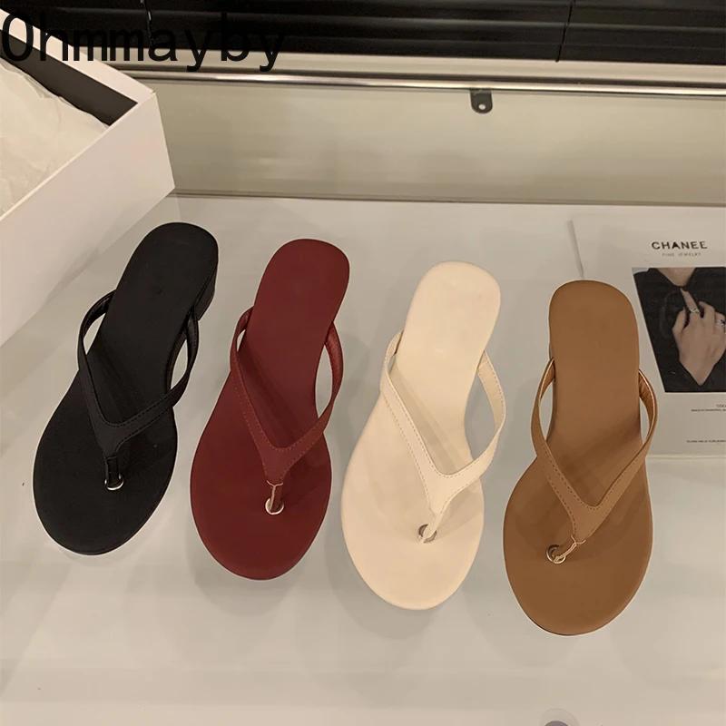 Designer Summer Clip Toe Women Slipper Fashion Wedges High Heel Slides Ladies Elegant Dress Sandalias Shoes Flip Flop
Designer Summer Clip Toe Women Slipper Fashion Wedges High Heel Slides Ladies Elegant Dress Sandalias Shoes Flip Flop
