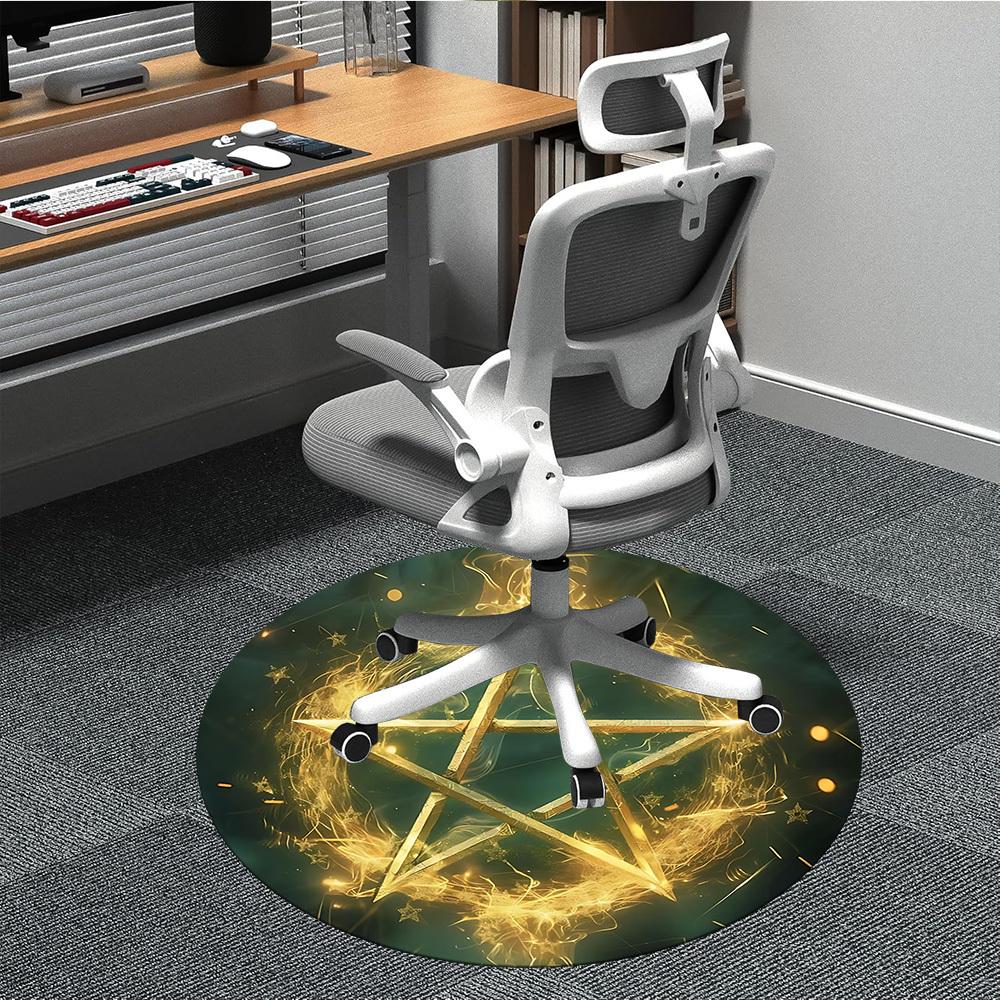 1PC Star Magic Office Round Area Rug, Indoor Mat Suitable For Office, Under Office Chairs Bedroom Living Room Home Decor, Room Deco 80cm by 80cm
1PC Star Magic Office Round Area Rug, Indoor Mat Suitable For Office, Under Office Chairs Bedroom Living Room Home Decor, Room Deco 80cm by 80cm