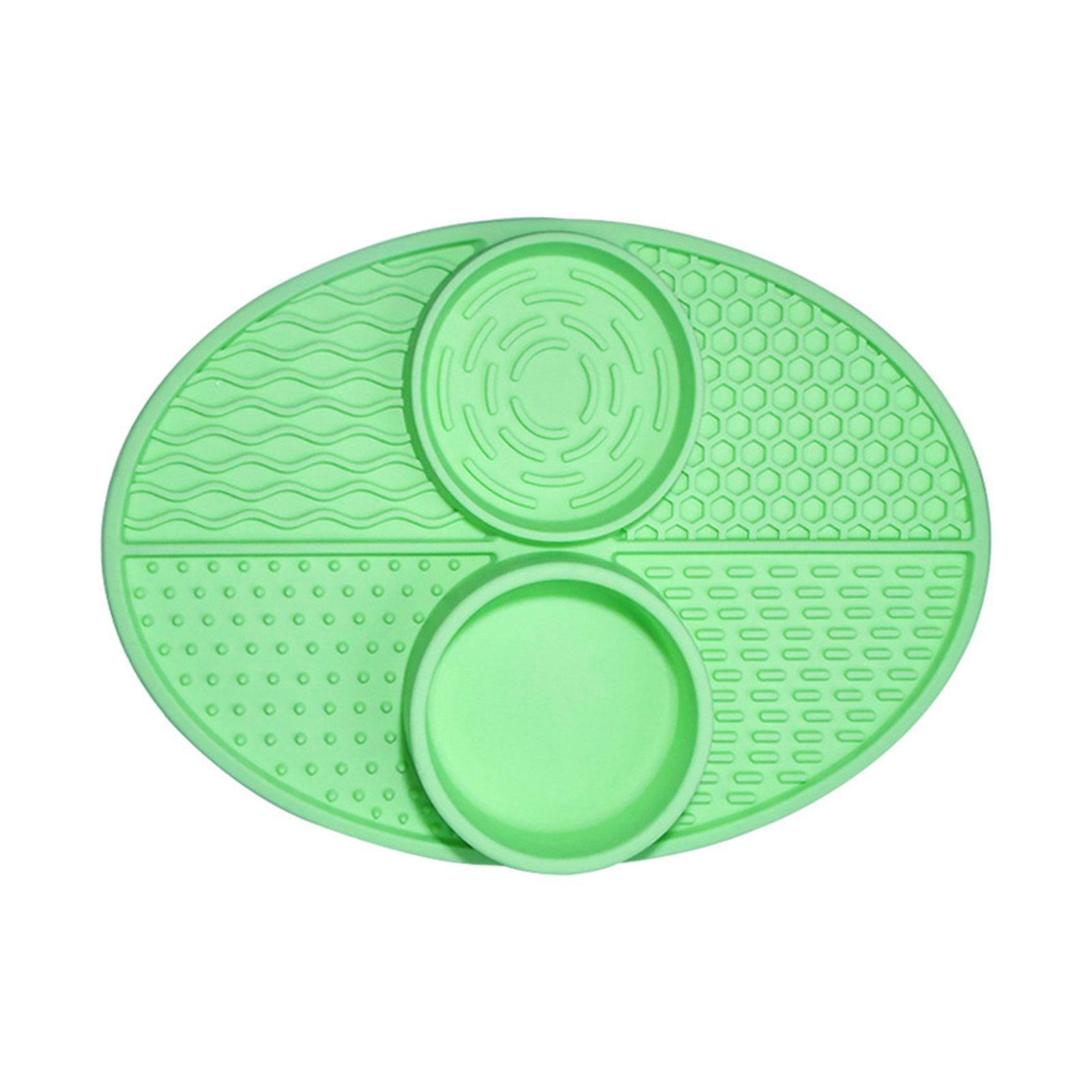 Silicone Double Bowl Pet Licking Pad Non-slip Slow Eating Licking Feeder Cats Lick Mat for Improve Pet Eating Habits зелёный
Silicone Double Bowl Pet Licking Pad Non-slip Slow Eating Licking Feeder Cats Lick Mat for Improve Pet Eating Habits зелёный