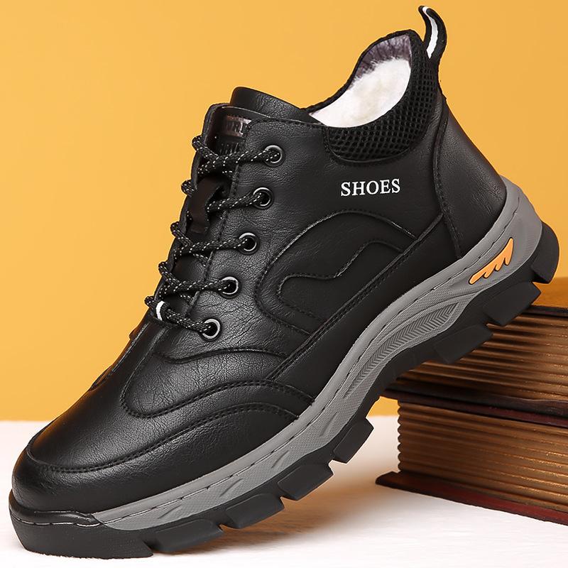 Winter cotton shoes trend versatile velvet warm men s casual shoes outdoor hiking tooling boots Martin boots men s shoes 38
Winter cotton shoes trend versatile velvet warm men s casual shoes outdoor hiking tooling boots Martin boots men s shoes 38
