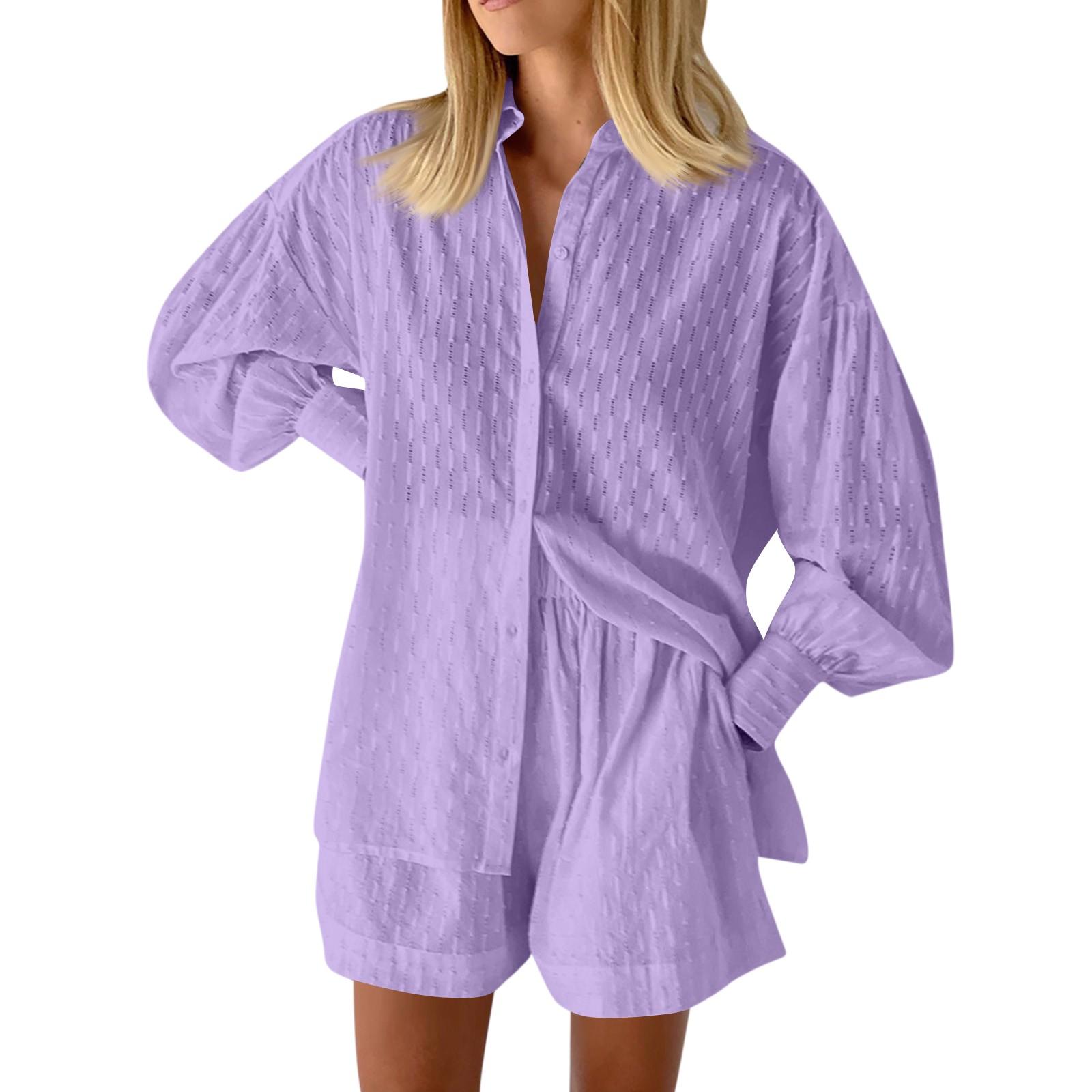 Повседневные модные однотонные женские рубашки с пышными рукавами, элегантные топы, шорты, повседневный костюм XXL фиолетовый
Повседневные модные однотонные женские рубашки с пышными рукавами, элегантные топы, шорты, повседневный костюм XXL фиолетовый