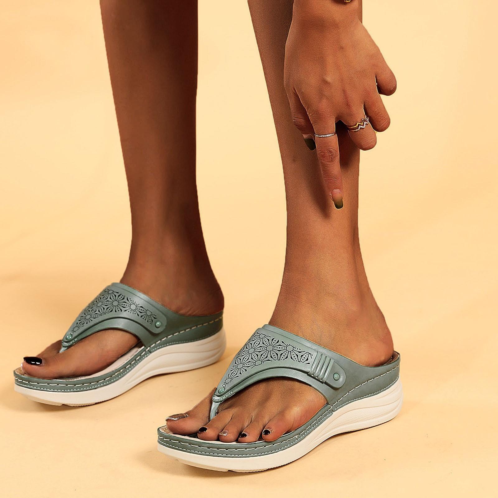Comfortable Sandals Ladies Round Toe Fashion Clip Toe Hollowed Out Wedge Heel Plus Large Cool Slippers For Women Vacation Shoes 37 зелений
Comfortable Sandals Ladies Round Toe Fashion Clip Toe Hollowed Out Wedge Heel Plus Large Cool Slippers For Women Vacation Shoes 37 зелений
