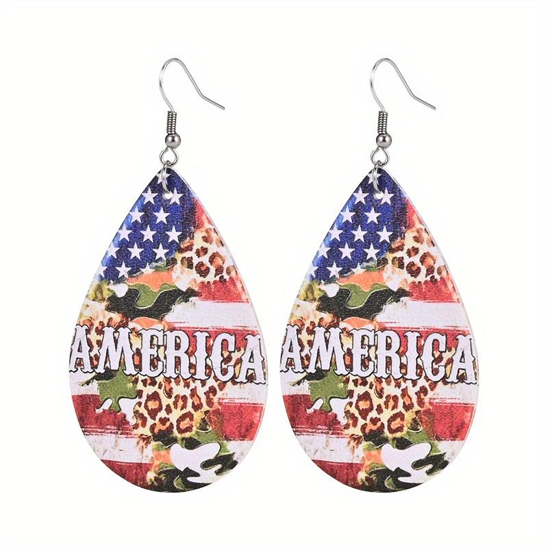 1 пара лоскутных серег-каплей с леопардовым принтом и флагом, серьги из искусственной кожи для женщин, повседневная одежда, подарки для праздника и вечеринки
1 пара лоскутных серег-каплей с леопардовым принтом и флагом, серьги из искусственной кожи для женщин, повседневная одежда, подарки для праздника и вечеринки