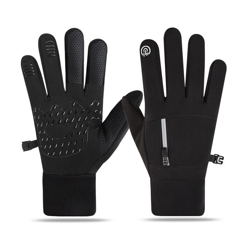 Cycling gloves men s autumn and winter touch screen non-slip, waterproof and anti-lost gloves thickened warm and velvet sports gloves M чёрный
Cycling gloves men s autumn and winter touch screen non-slip, waterproof and anti-lost gloves thickened warm and velvet sports gloves M чёрный