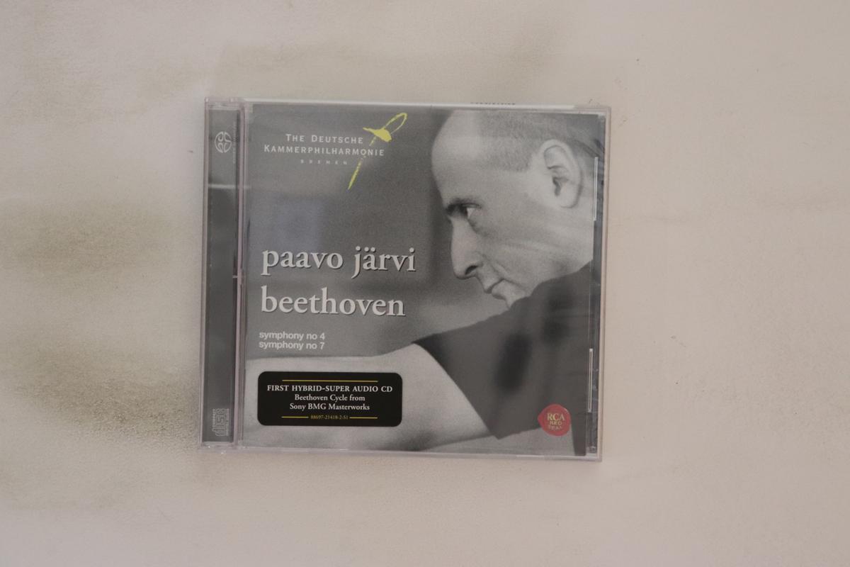 CD LUDWIG VAN BEETHOVEN PAAVO JRVI Symphony No 4 Symphony No 7 88697214182 RCA Red Seal 2007 US Classical Used
CD LUDWIG VAN BEETHOVEN PAAVO JRVI Symphony No 4 Symphony No 7 88697214182 RCA Red Seal 2007 US Classical Used