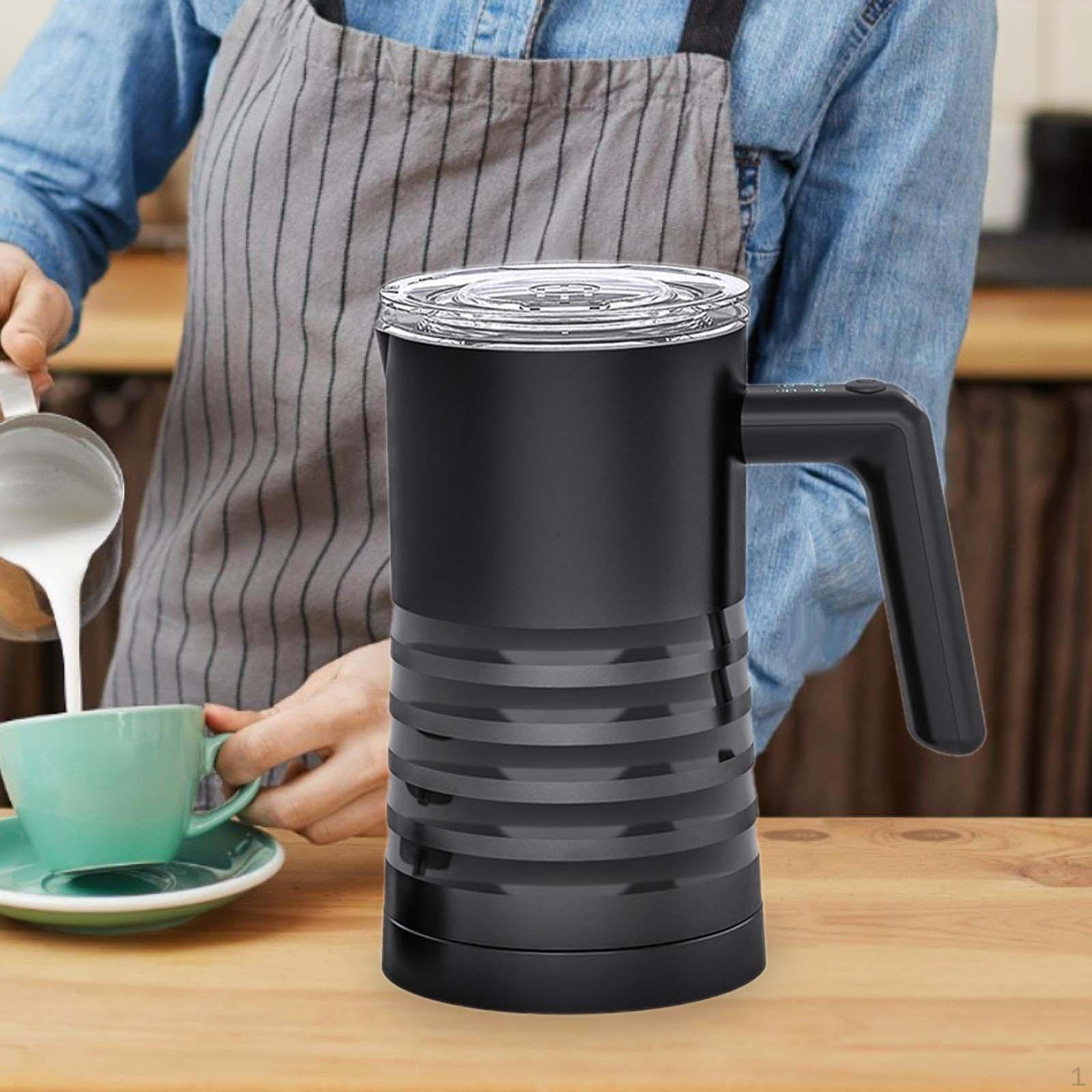 Milk Frother Silent Electric Steamer for Coffee Chocolate Macchiato White чорний
Milk Frother Silent Electric Steamer for Coffee Chocolate Macchiato White чорний