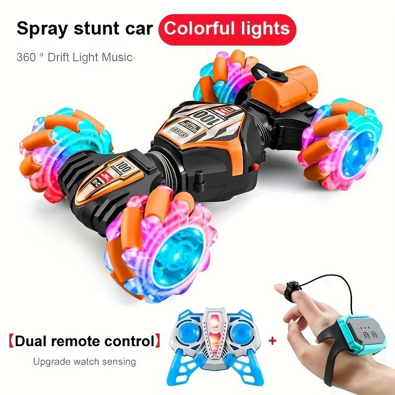 RC Off-road Vehicle Toy, RC Car with Remote-controlled Stunt, Cool Lights Music And Mist, remote control car with Dual Controllers, gifts for boys
RC Off-road Vehicle Toy, RC Car with Remote-controlled Stunt, Cool Lights Music And Mist, remote control car with Dual Controllers, gifts for boys