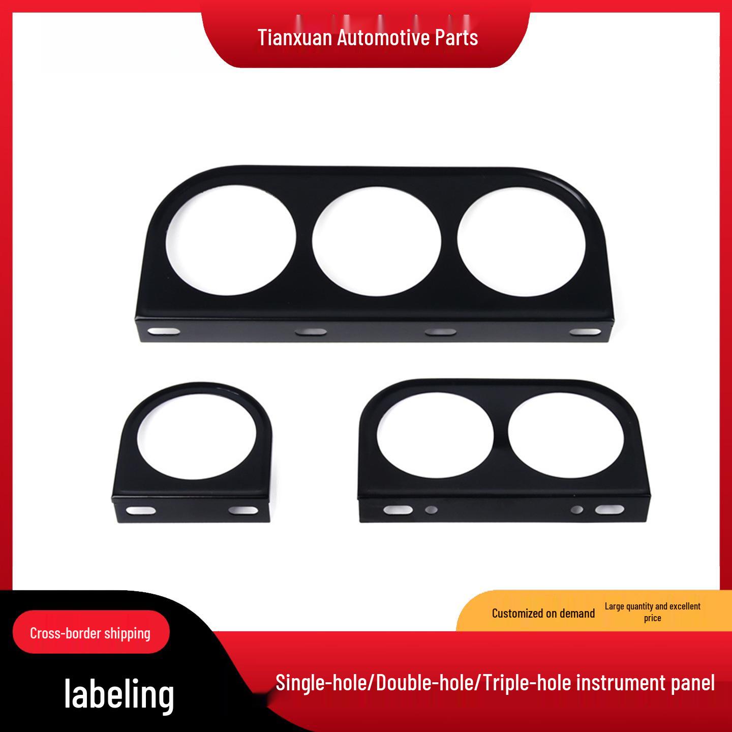 52mm Gauge Mounting Bracket: Single, Double, Triple Hole Options for Instrument Panels Single Hole чорний
52mm Gauge Mounting Bracket: Single, Double, Triple Hole Options for Instrument Panels Single Hole чорний