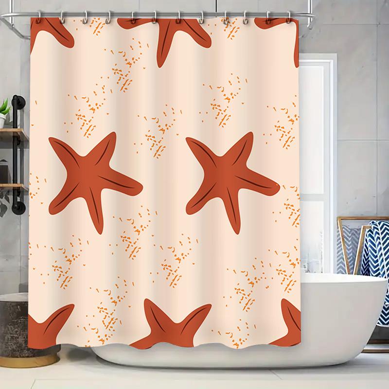Red Starfish Shower Curtain Waterproof Bathroom Decor Modern Printing Washable Bath Rug Tents Room Decoration Set 38X72 Inch (Re W60H190(CM)-1 Pcs
Red Starfish Shower Curtain Waterproof Bathroom Decor Modern Printing Washable Bath Rug Tents Room Decoration Set 38X72 Inch (Re W60H190(CM)-1 Pcs