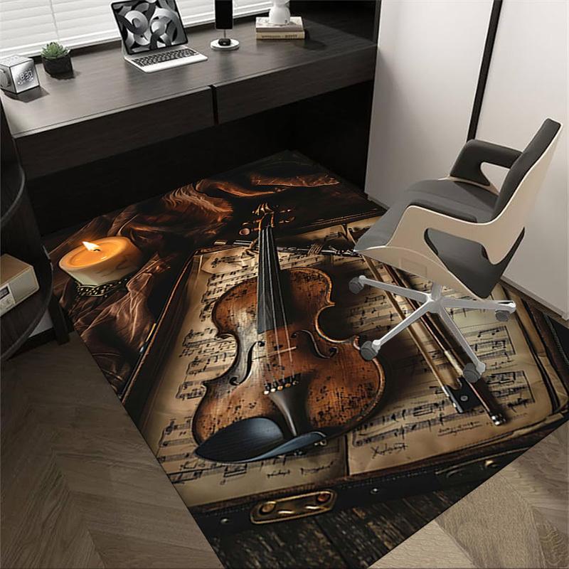 1PC violin music Non-Slip Floor Carpet Compatible for Office&Living Room&Bedroom&Dining room - Flat-Weave Machine-O392 60cm by 90cm
1PC violin music Non-Slip Floor Carpet Compatible for Office&Living Room&Bedroom&Dining room - Flat-Weave Machine-O392 60cm by 90cm