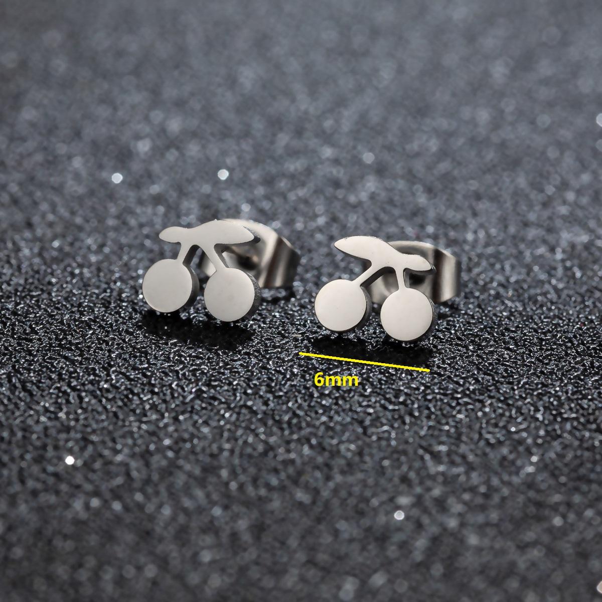 Mushroom Earrings Cartoon Fruit Stainless Steel Ear Piercing For Women Girls Teenager Gifts Fashion Tragus Zircon Brinco rose gold
Mushroom Earrings Cartoon Fruit Stainless Steel Ear Piercing For Women Girls Teenager Gifts Fashion Tragus Zircon Brinco rose gold