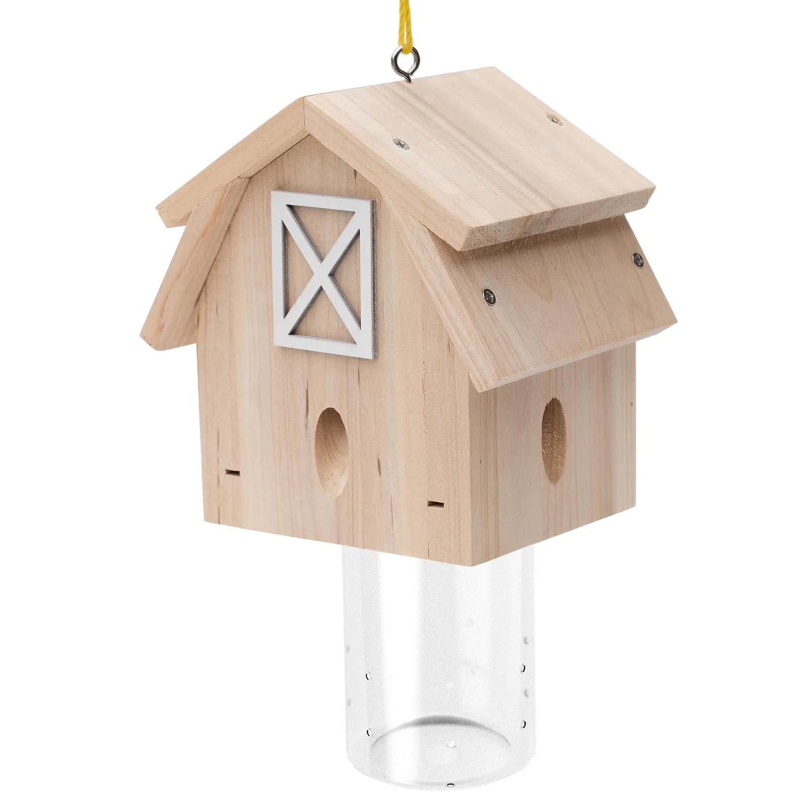 Outdoor Wooden Bee Insect Trap with Transparent Collection Chamber Hanging Design Natural Material Durable Construction for Garden Use One Size
Outdoor Wooden Bee Insect Trap with Transparent Collection Chamber Hanging Design Natural Material Durable Construction for Garden Use One Size
