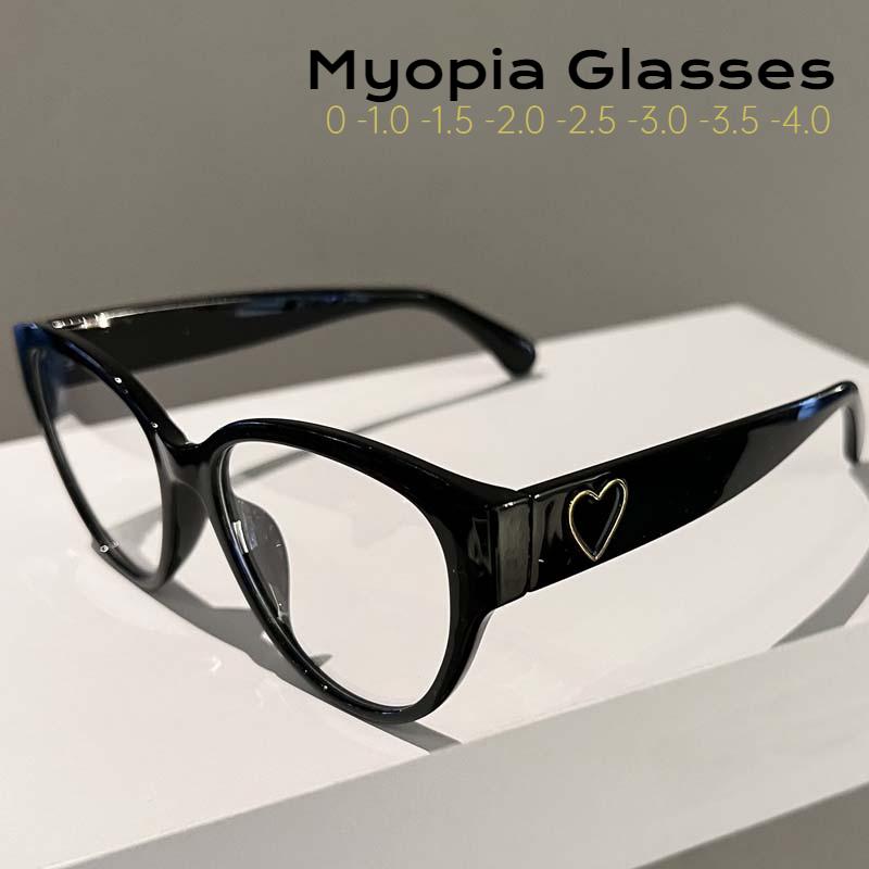 Heart Legs Cat Eye Myopia Glasses for Women Luxury Near Sight Eyewear Fashion Prescription Computer Eyeglasses Diopter 0 To -4.0 -1.0 чорний
Heart Legs Cat Eye Myopia Glasses for Women Luxury Near Sight Eyewear Fashion Prescription Computer Eyeglasses Diopter 0 To -4.0 -1.0 чорний