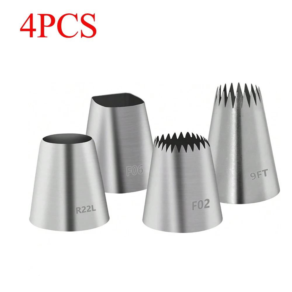 4PCS Stainless Steel Pipping Tips Set Frosting Puff Making Nozzles Cake Cookie Decorating Tools Icing Pastry Accessories Baking
4PCS Stainless Steel Pipping Tips Set Frosting Puff Making Nozzles Cake Cookie Decorating Tools Icing Pastry Accessories Baking