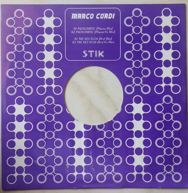 12inch Record MARCO CORDI - Phonomatic STK042 Stik Records 2000 Italy Dance & Electronica Used
12inch Record MARCO CORDI - Phonomatic STK042 Stik Records 2000 Italy Dance & Electronica Used