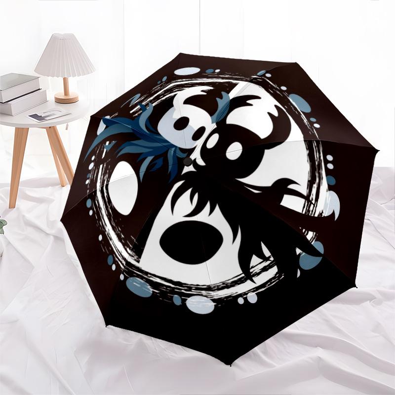 Hollow Knight pattern, automatic folding umbrella, portable and foldable design, 8 ribs, a Christmas or birthday gift.
Hollow Knight pattern, automatic folding umbrella, portable and foldable design, 8 ribs, a Christmas or birthday gift.