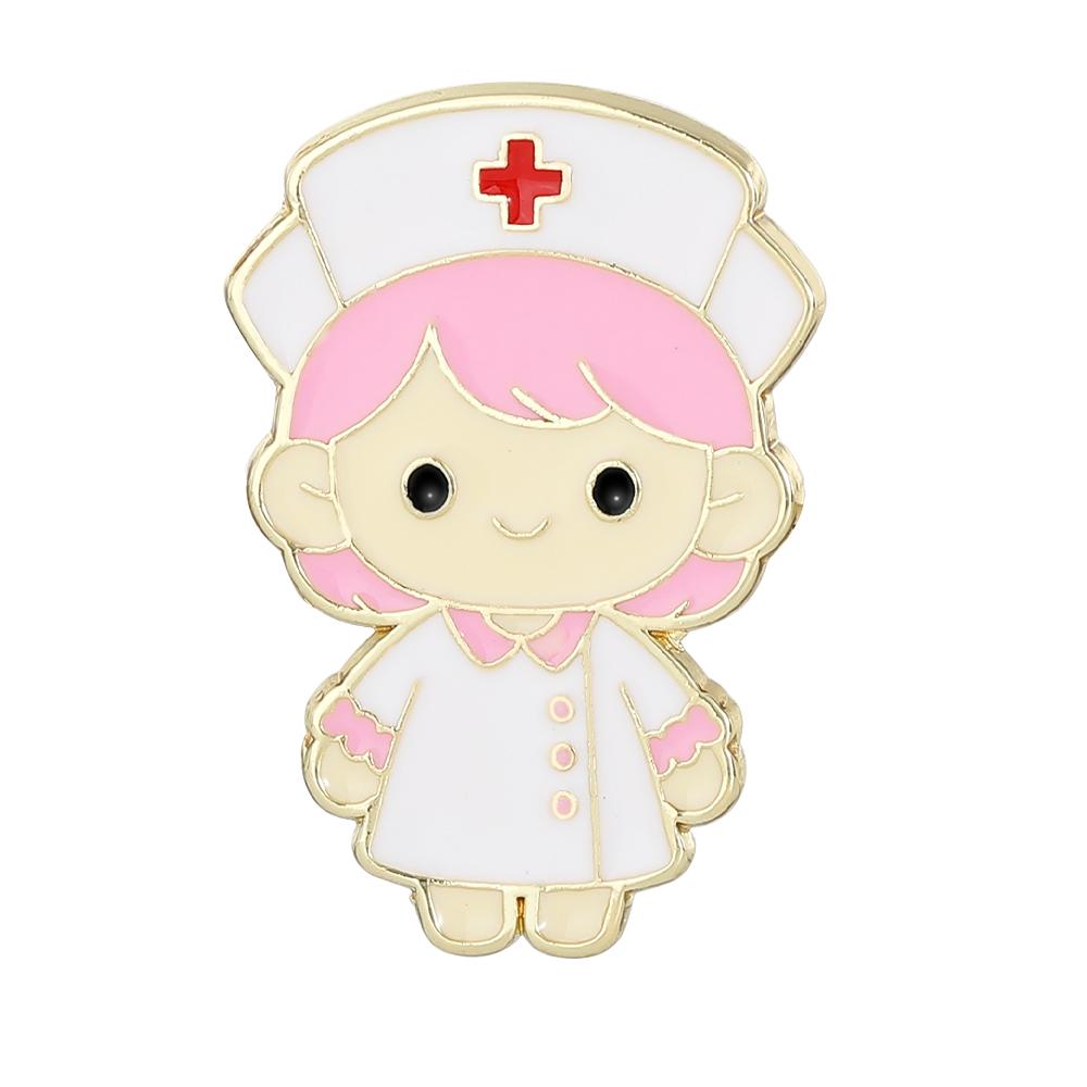 Funny Cute Nuse Girls Shaped Enamel Brooches International Nurses Day Golden Pins Backpack Bag Dress Badge
Funny Cute Nuse Girls Shaped Enamel Brooches International Nurses Day Golden Pins Backpack Bag Dress Badge